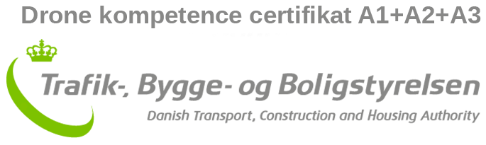 Drone kompetence certifikat - OPEN A1-A2-A3 hos Easa og Trafikstyrelsen
