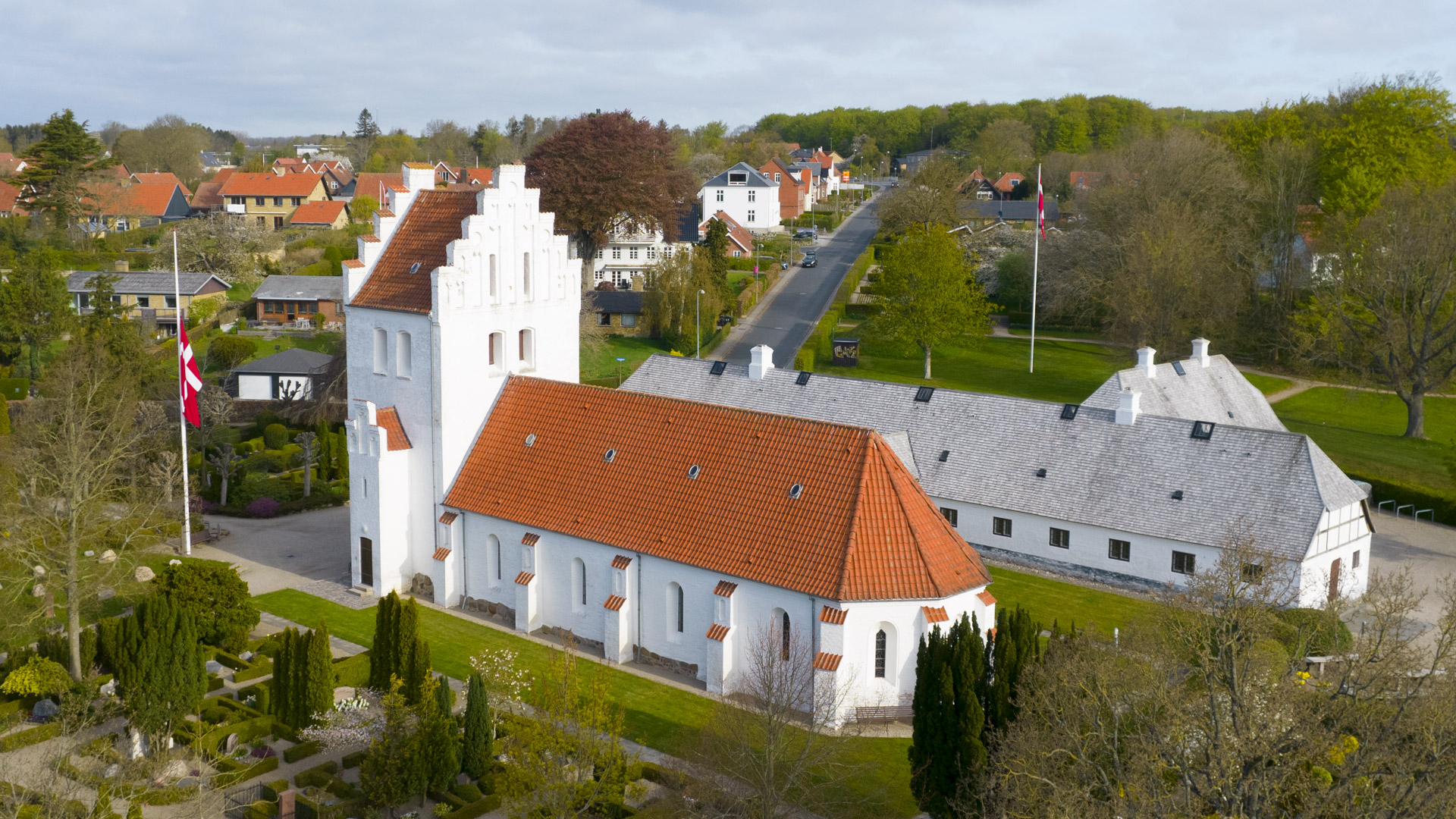Dronefoto - Sct. Jørgens Kirke