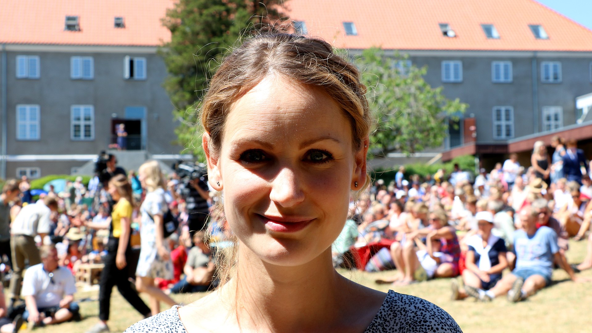 Johanne Schmidt-Nielsen ved Demokrati Festival i Ollerup