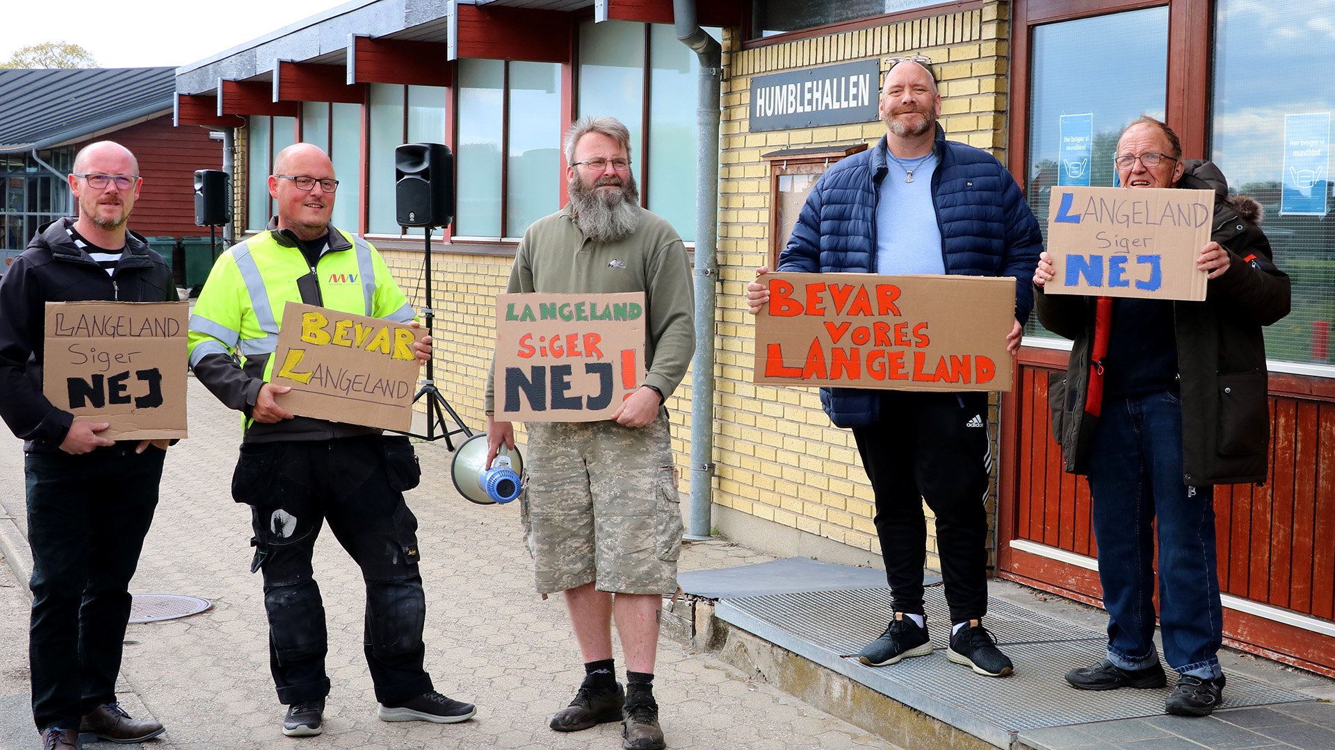 Demonstration Langeland siger NEJ i Humble på Langeland