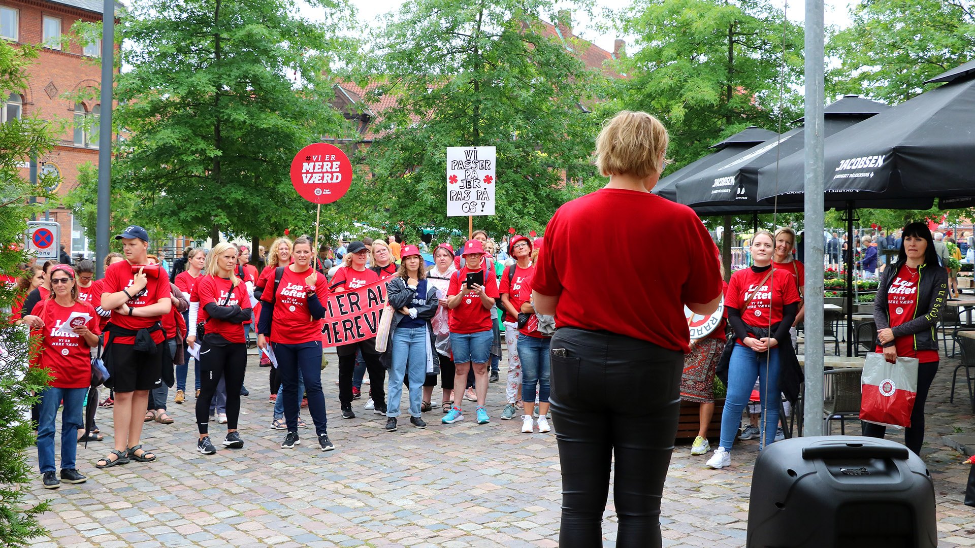 Demo af sygeplejeske i Svendborg