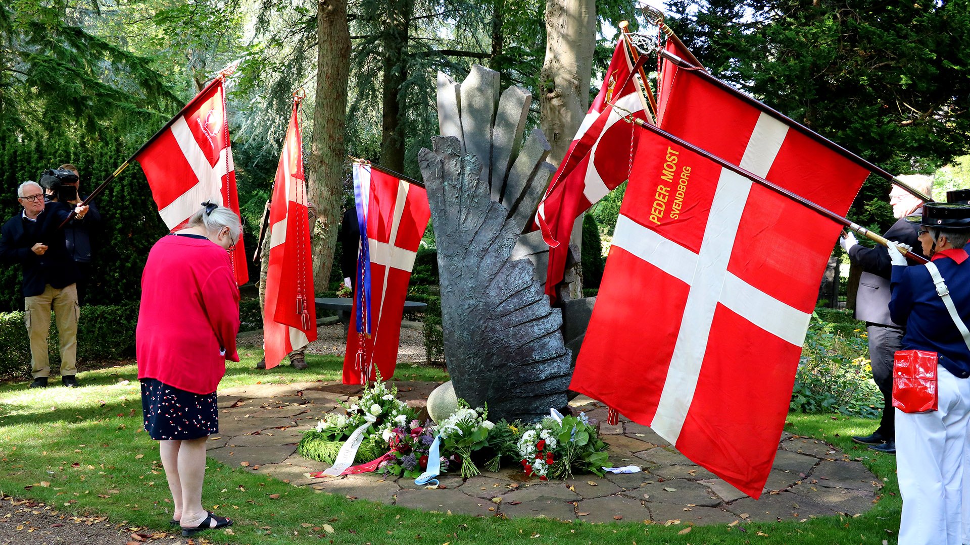 Flagdag ved Phoenix på Assistent Kirkegården i Svendborg