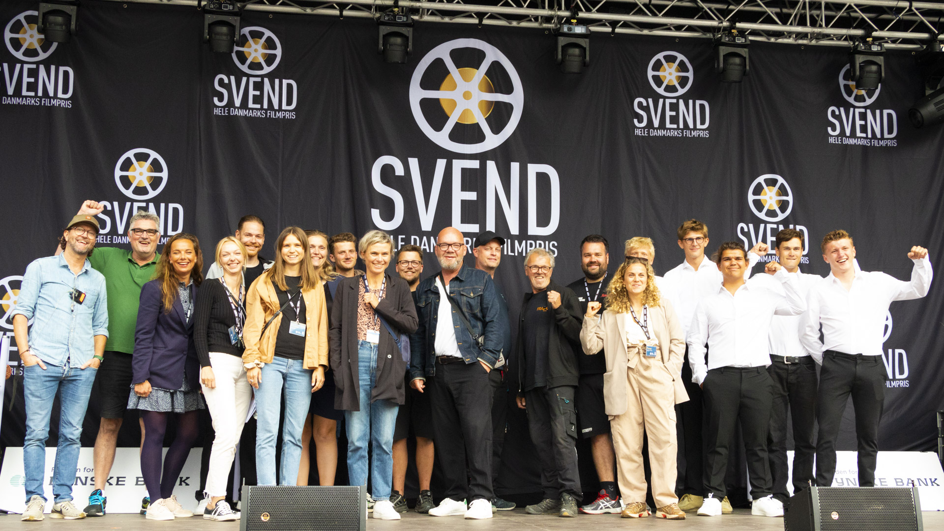 Lars Hjortshøj ved Svend Filmfestival med Crew til Prisuddeling 2023