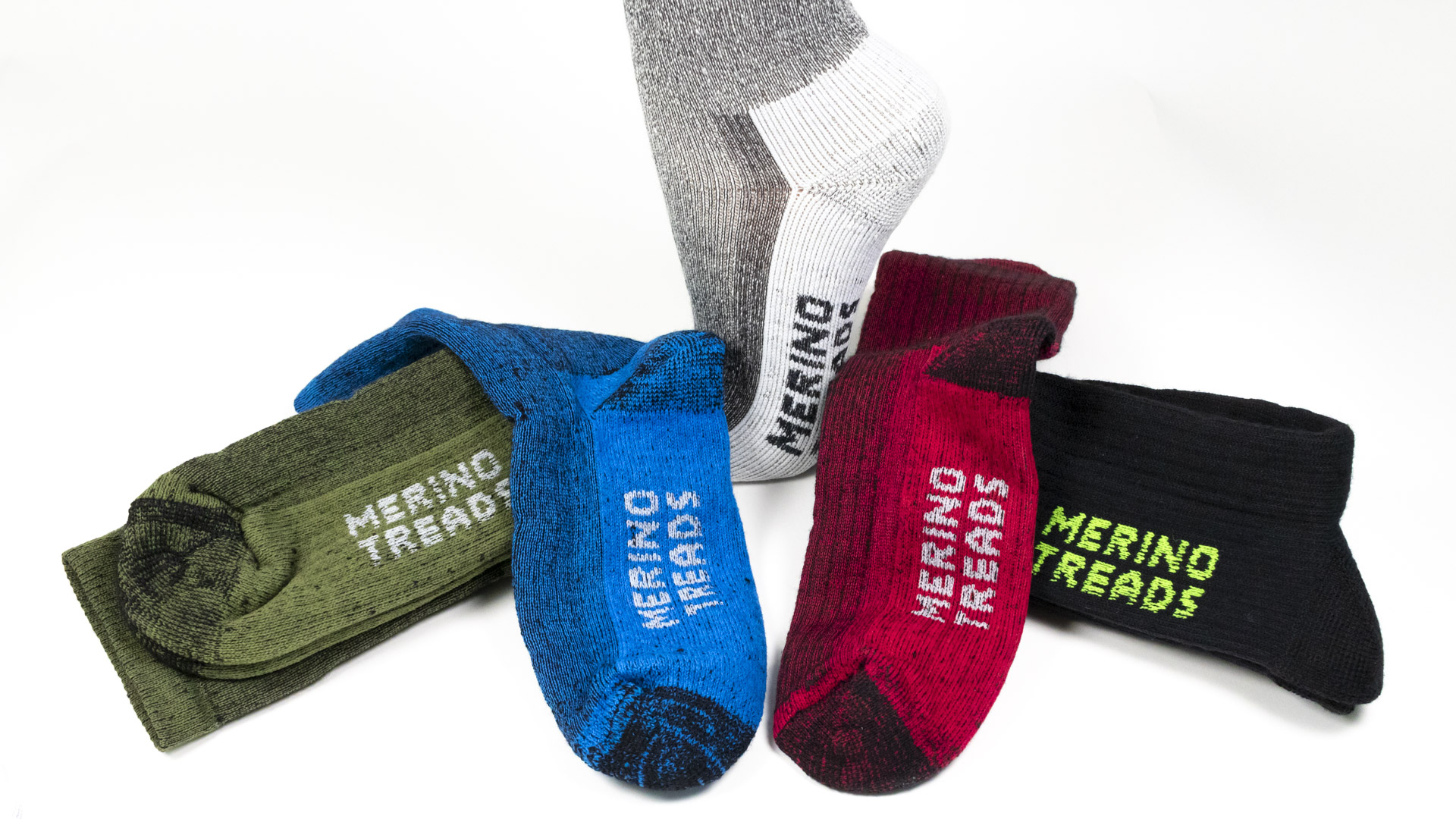 Produktfoto i Svendborg - Treads Merino sokker