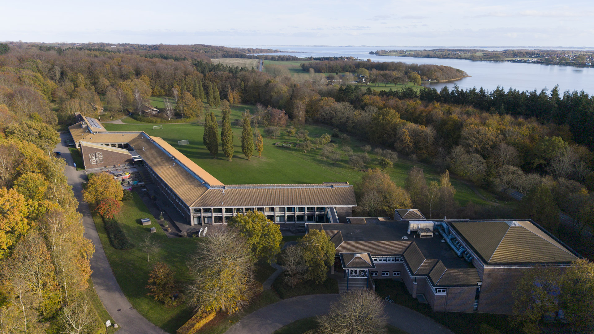 Drone fotograf i Svendborg - Svendborg efterskole