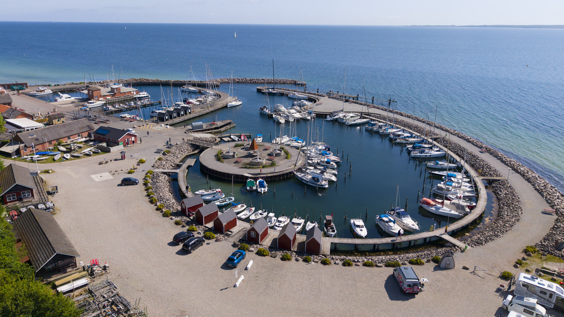 Lundeborg Havn - Drone fotograf i Svendborg