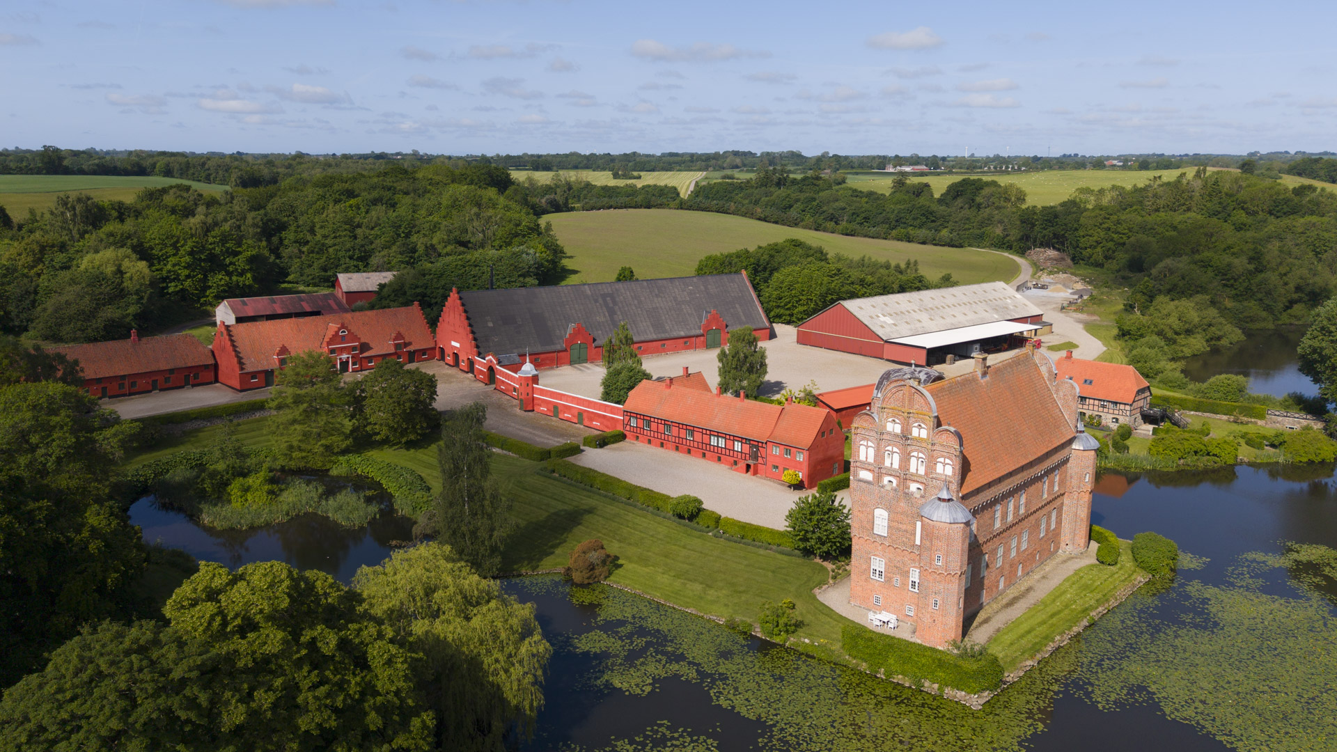 Christiansmøllen i Svendborg - Drone fotograf i Svendborg